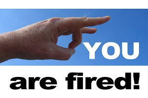 you are fired